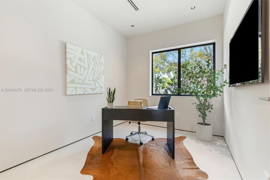 Furnished interior view inside a new home in , Miami (Image 16).