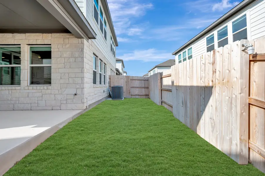 Exterior details and patio area of a home in Park Central, Georgetown (Image 27). Exterior details and patio area of a home in Park Central, Georgetown (Image 27).