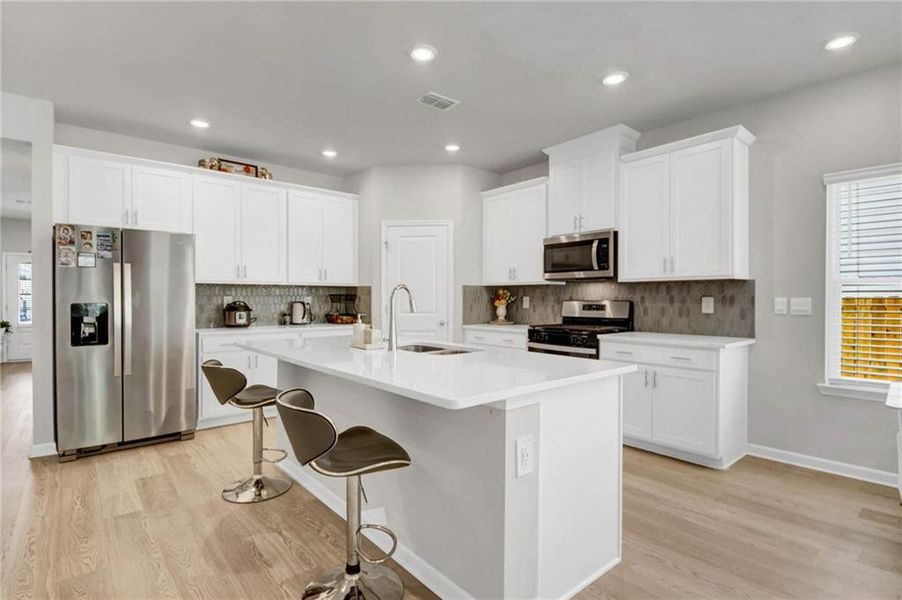 Furnished interior view inside a new home in , Canton (Image 8).