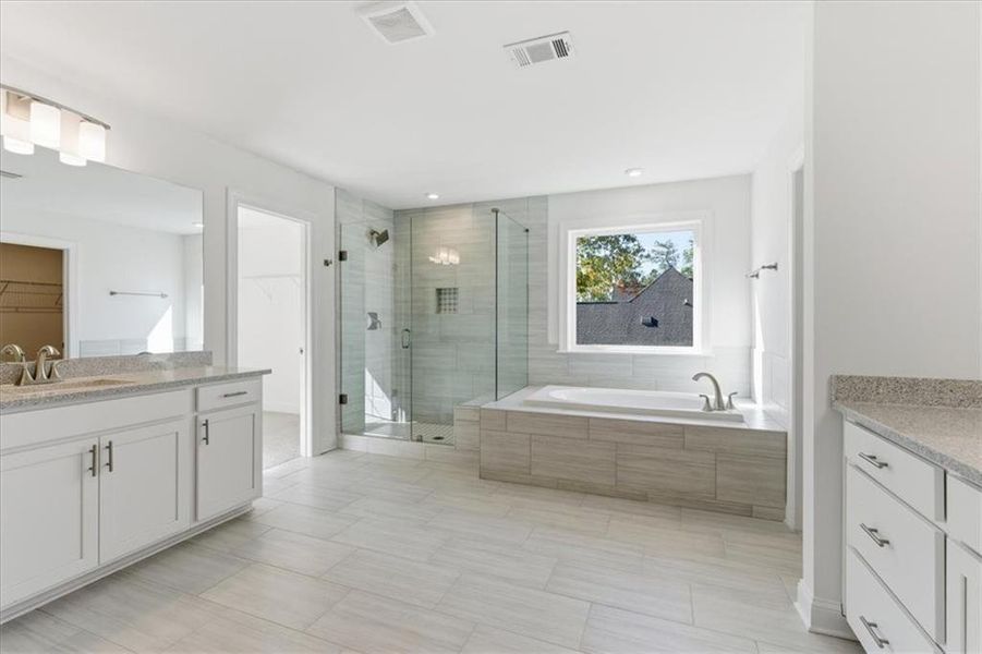 Furnished interior view inside a new home in The Estates at Hurricane Pointe, Douglasville (Image 11).