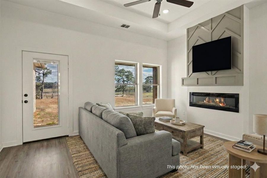 Furnished interior view inside a new home in , Pittsburg (Image 6).