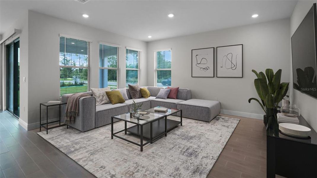 Furnished interior view inside a new home in Waterleigh, Winter Garden (Image 8).