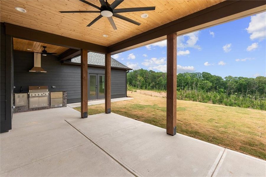 Exterior details and patio area of a home in , Buchanan (Image 16). Exterior details and patio area of a home in , Buchanan (Image 16).