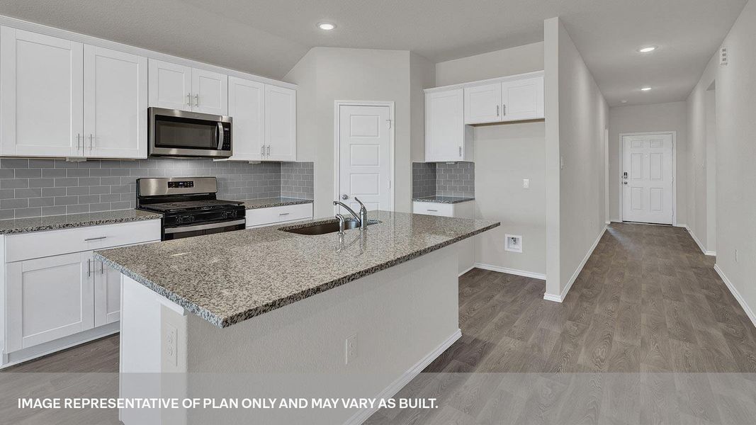 Furnished interior view inside a new home in Paramount, Kyle (Image 6).