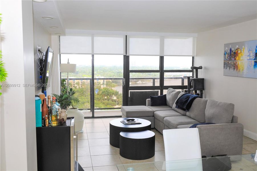 Furnished interior view inside a new home in , Miami (Image 12).