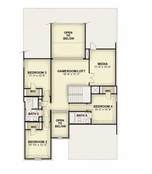2D floor plan layout for the Hero by Rockwell Homes in Walden Pond, Forney, TX (Image 47). 2D floor plan layout for the Hero by Rockwell Homes in Walden Pond, Forney, TX (Image 47).