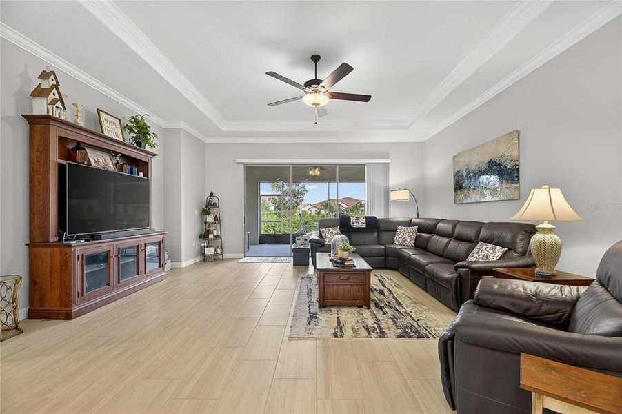 Furnished interior view inside a new home in Southshore Bay: The Grand Estates, Wimauma (Image 14).