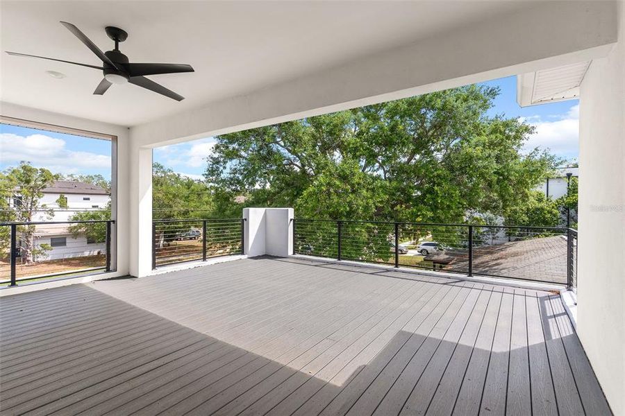 Exterior details and patio area of a home in , Tampa (Image 32). Exterior details and patio area of a home in , Tampa (Image 32).