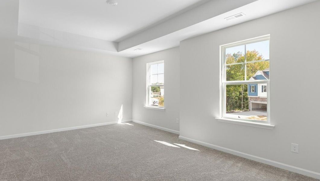 Representative unfurnished interior of a home built from the WOODSTOCK by D.R. Horton in Surfside Landing, Hubert (Image 28).