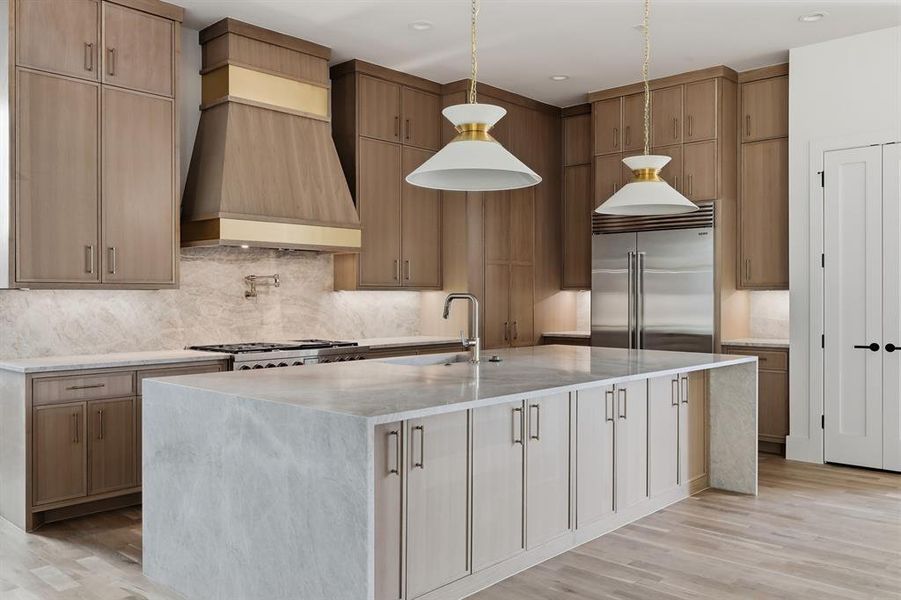 Furnished interior view inside a new home in , Dallas (Image 6).