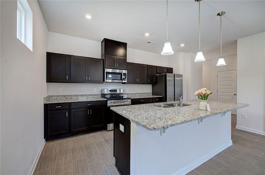Furnished interior view inside a new home in , Cartersville (Image 7).