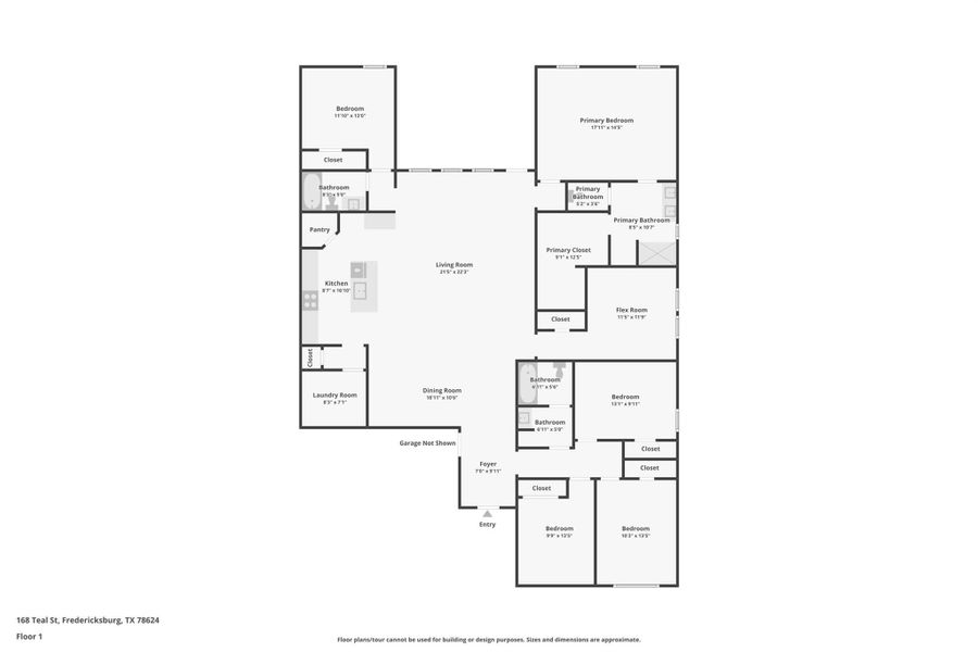 2D floor plan layout of this home in Sonoma Oaks, Fredericksburg, TX (Image 4). 2D floor plan layout of this home in Sonoma Oaks, Fredericksburg, TX (Image 4).