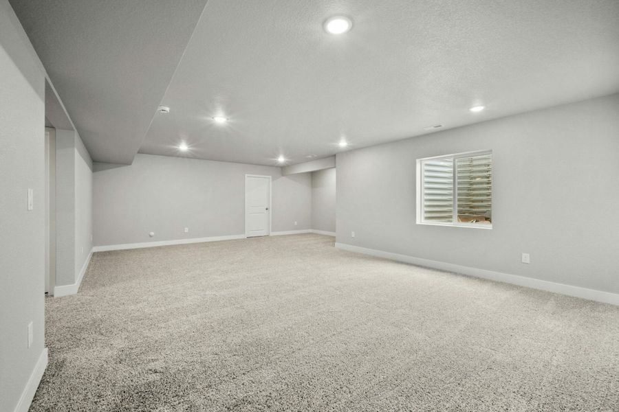 Representative unfurnished interior of a home built from the Balsam by View Homes in Aspen Ranch, Fountain (Image 29).