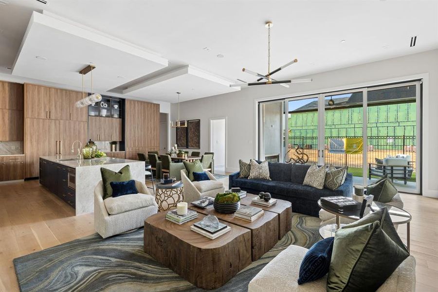 Furnished interior view inside a new home in , Southlake (Image 10).