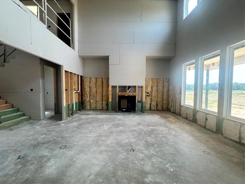 Actual progress of your home.