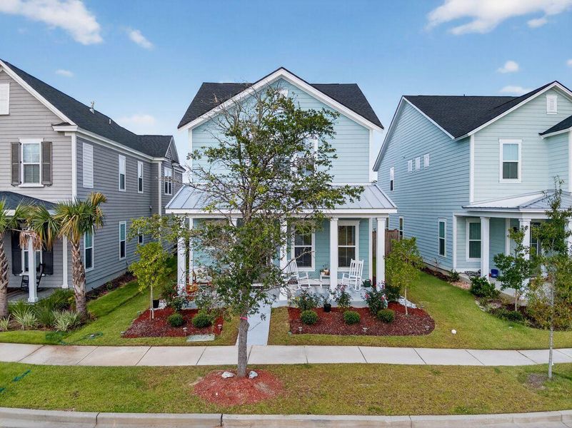 Front exterior of a new home in , Summerville, SC, highlighting curb appeal (Image 22).
