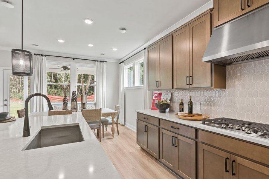 Furnished interior view inside a new home in Kennison Creek, Cumming (Image 10).
