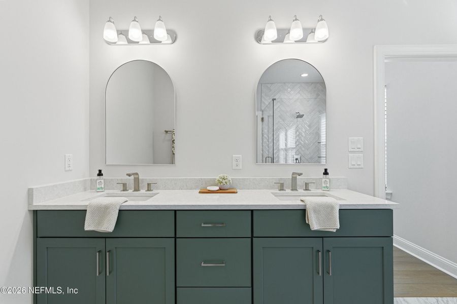 Furnished interior view inside a new home in , St. Johns (Image 33).