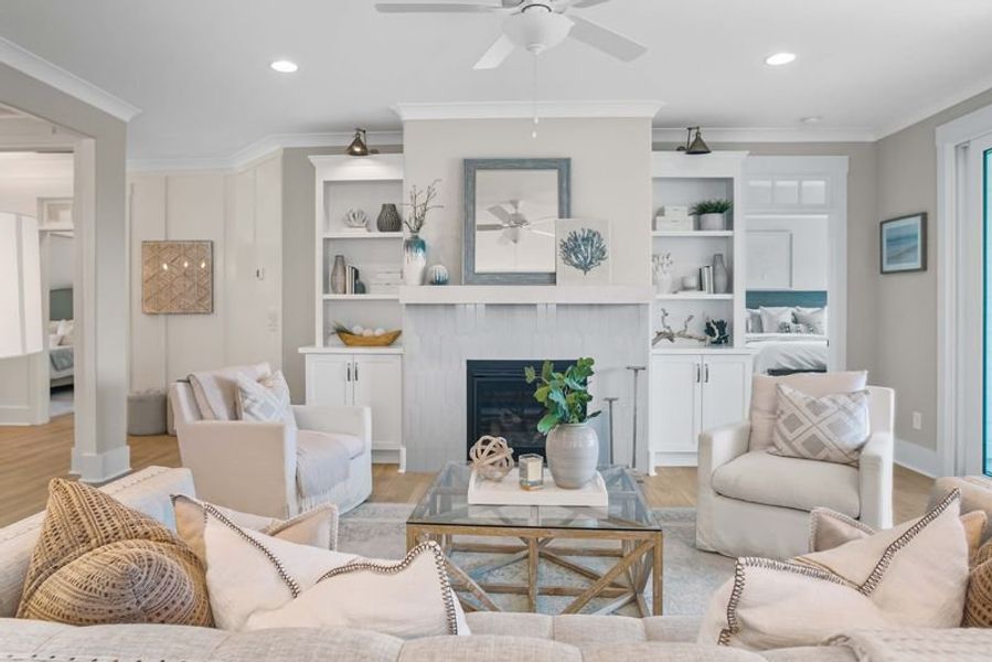 Representative furnished interior of a home built from the Ashton by Bill Clark Homes in The Sanctuary at Sunset Beach, Sunset Beach (Image 38). Representative furnished interior of a home built from the Ashton by Bill Clark Homes in The Sanctuary at Sunset Beach, Sunset Beach (Image 38).