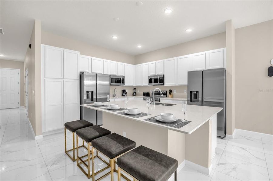 Furnished interior view inside a new home in , Kissimmee (Image 13).