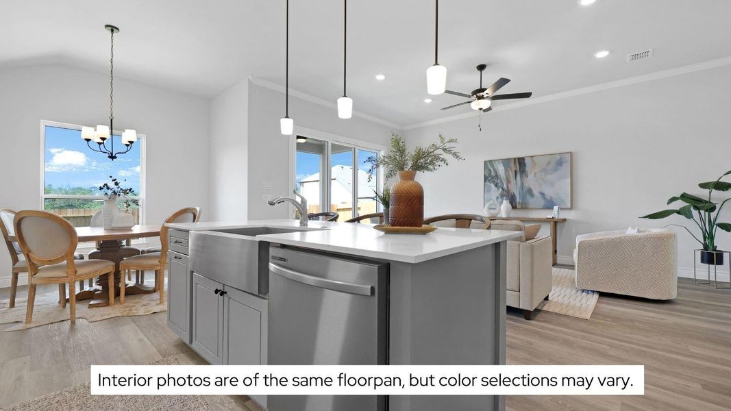 Furnished interior view inside a new home in Lexington Heights, Willis (Image 15). Furnished interior view inside a new home in Lexington Heights, Willis (Image 15).