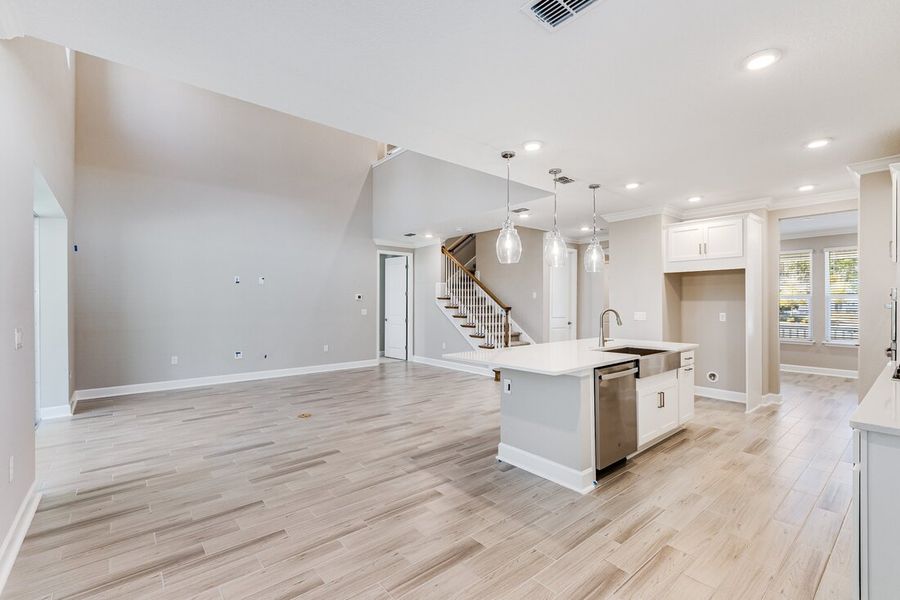 Furnished interior view inside a new home in Osprey Cove, St. Marys (Image 14). Furnished interior view inside a new home in Osprey Cove, St. Marys (Image 14).