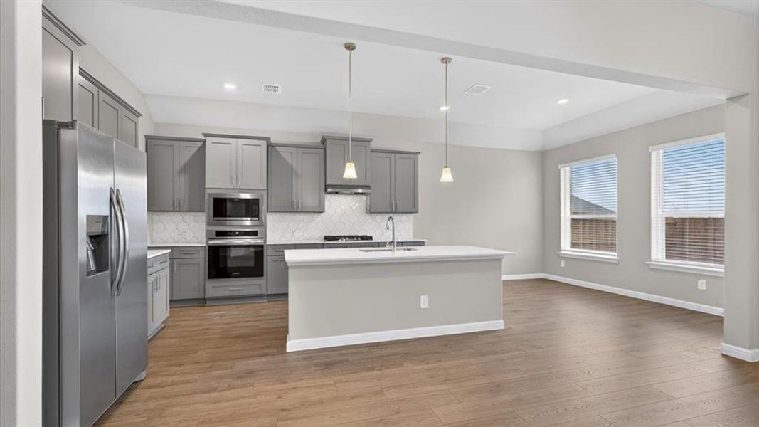 Furnished interior view inside a new home in Eden Ranch, Arlington (Image 9).