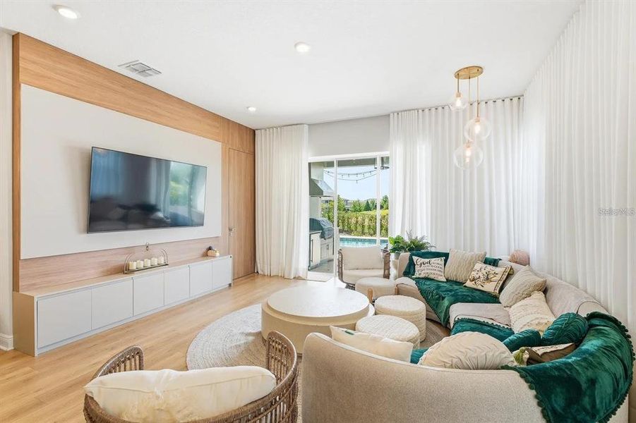 Furnished interior view inside a new home in Bella Collina, Montverde (Image 6).