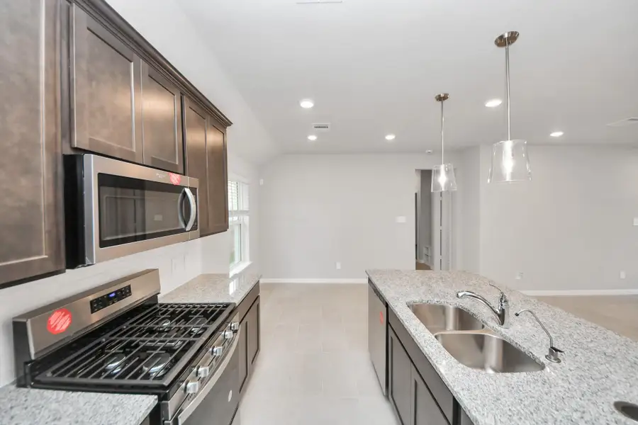 Furnished interior view inside a new home in Montgomery Ridge: Founders Collection, Conroe (Image 11).