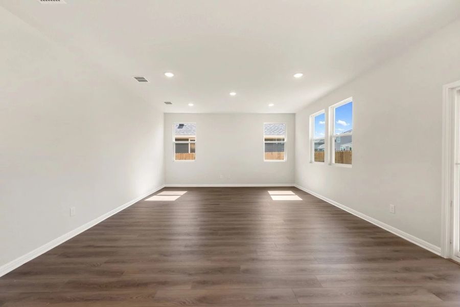 Family Room & Dining Area Family Room & Dining Area