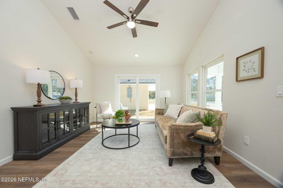 Furnished interior view inside a new home in , St. Augustine (Image 10). Furnished interior view inside a new home in , St. Augustine (Image 10).