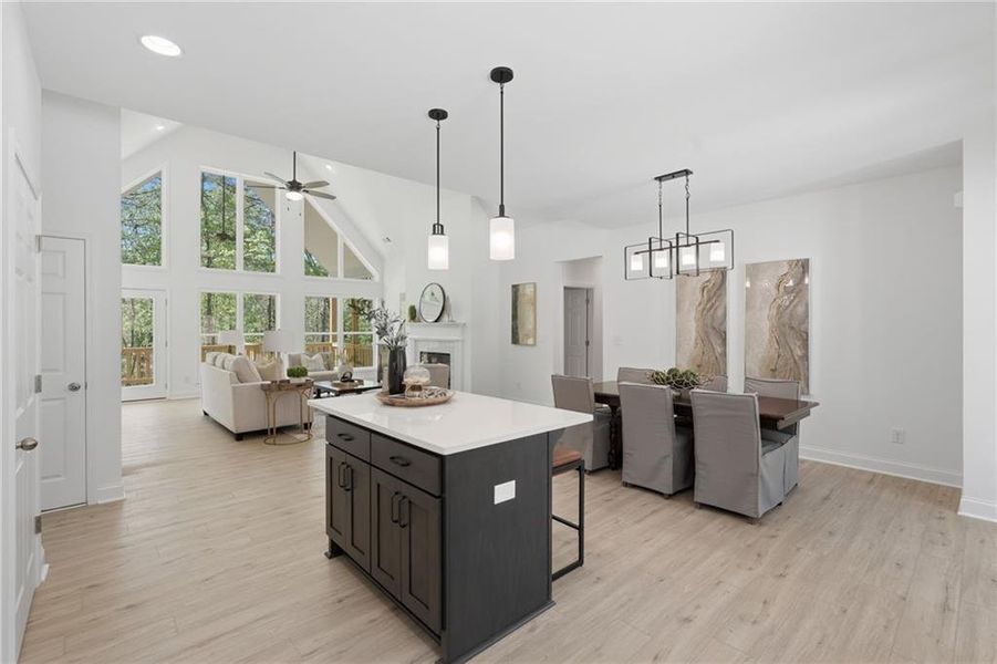 Furnished interior view inside a new home in , Gainesville (Image 10). Furnished interior view inside a new home in , Gainesville (Image 10).