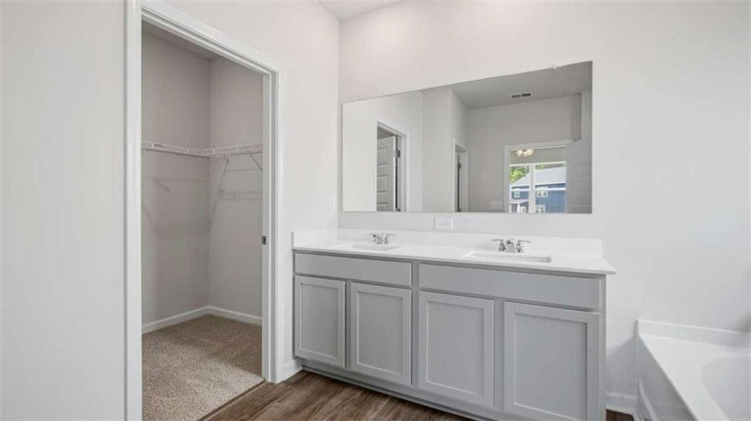 Furnished interior view inside a new home in The Preserve at Agricultural Village, Perry (Image 8).