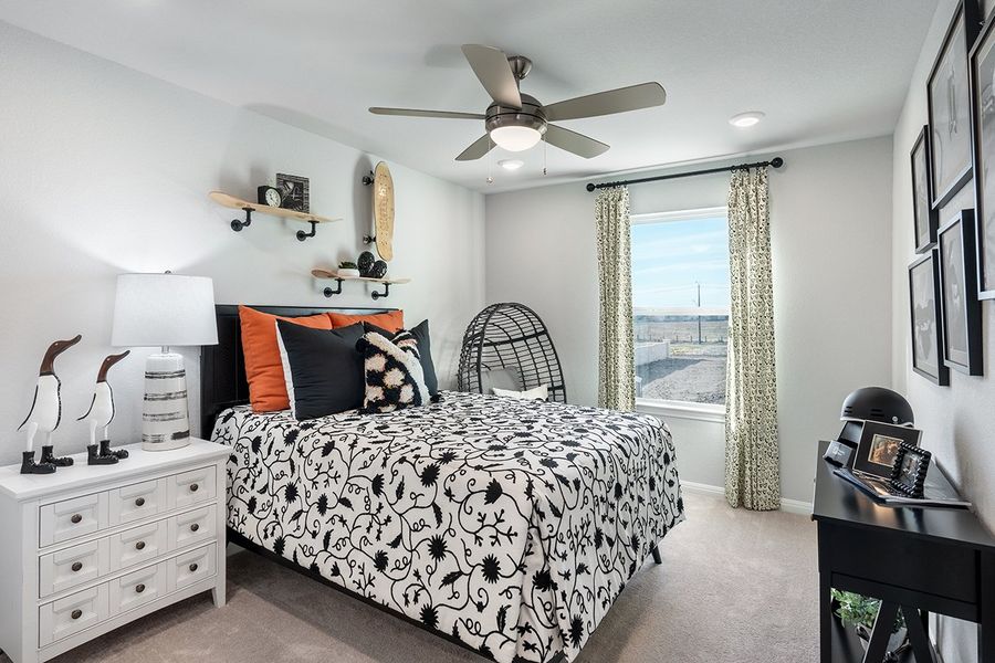 Furnished interior view inside a new home in Longview, Del Valle (Image 12).