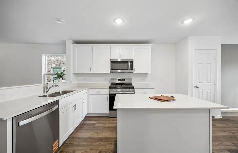 *Model Representation - Abundant cabinet space in kitchen