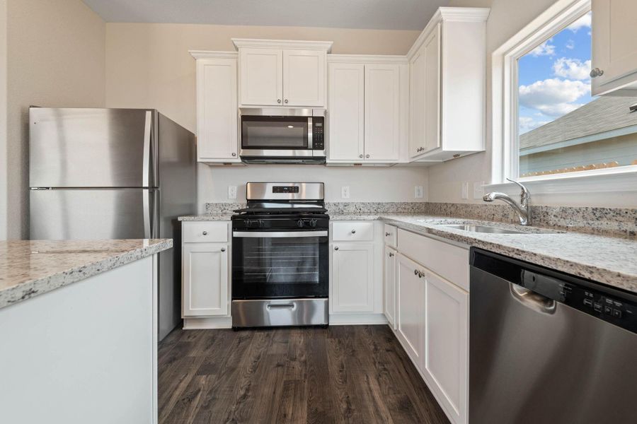 Furnished interior view inside a new home in Trails at Cochran Ranch, Waller (Image 3).