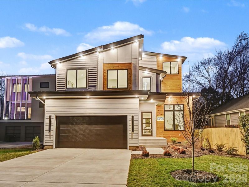 Front exterior of a new home in , Charlotte, NC, highlighting curb appeal (Image 26).