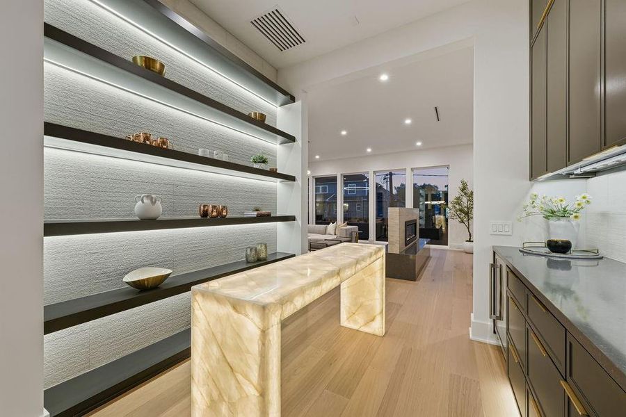 Furnished interior view inside a new home in , Houston (Image 32).