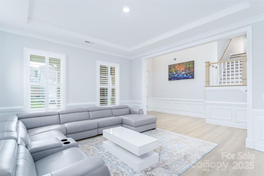 Furnished interior view inside a new home in , Mooresville (Image 5). Furnished interior view inside a new home in , Mooresville (Image 5).