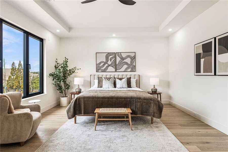 Furnished interior view inside a new home in , Suwanee (Image 43).