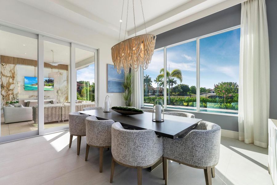 Furnished interior view inside a new home in , Port St. Lucie (Image 5).