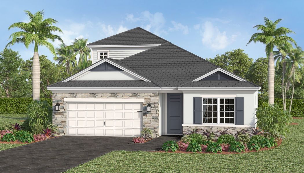 Representative exterior photo of a completed home built from the Summit by Neal Communities in Boca Royale Golf & Country Club at Wellen Park, Englewood, FL (Image 2).