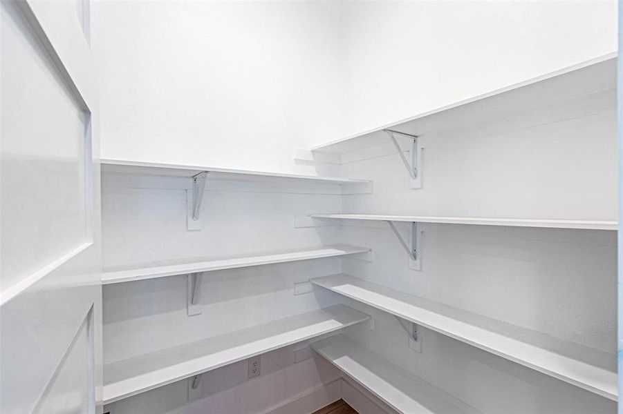 View of storage area