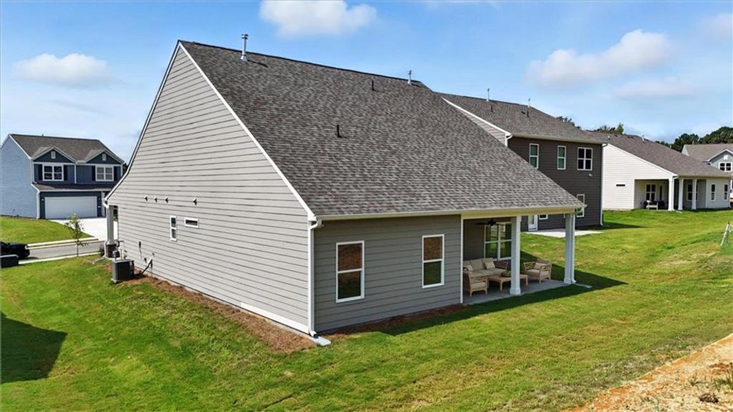 Exterior details and patio area of a home in , Calhoun (Image 21).