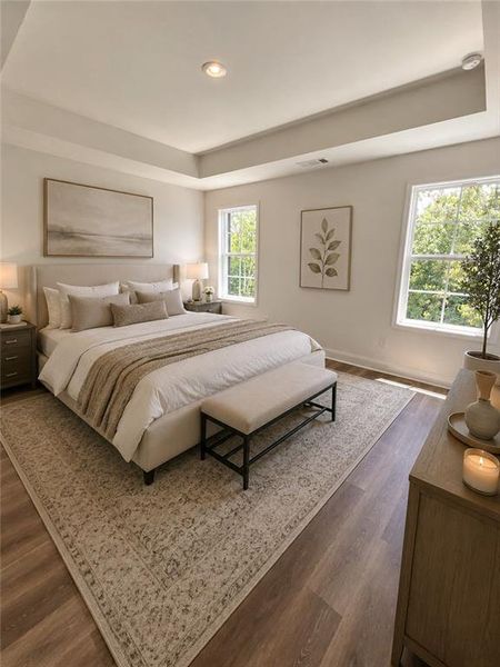 Furnished interior view inside a new home in , Cumming (Image 11).