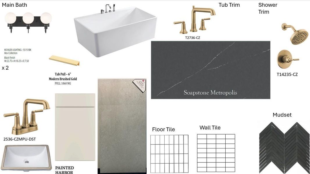 MAIN BATH SELECTIONS