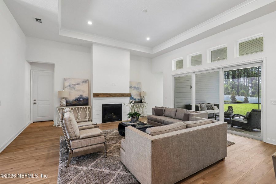 Furnished interior view inside a new home in SilverLeaf, St. Augustine (Image 9).