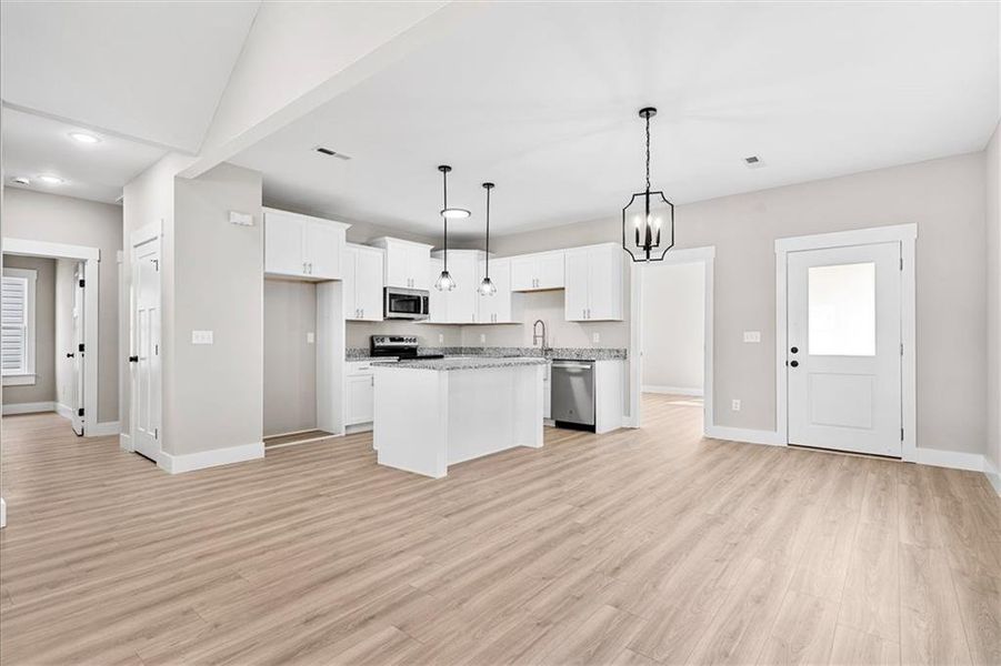 Furnished interior view inside a new home in , Dalton (Image 5).