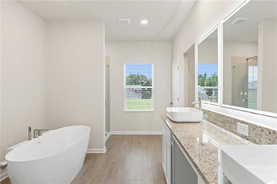 Furnished interior view inside a new home in Conner Springs, Social Circle (Image 8).