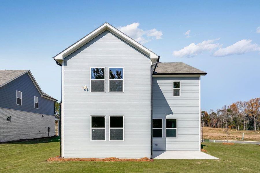 Exterior details and patio area of a home in Windance Lake, Loganville (Image 4).